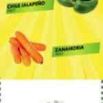 Ofertas Merco frutas y verduras del 19 al 21 de enero