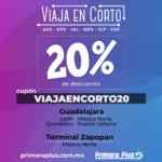 Cupón Primera Plus 20% de descuento en rutas participantes