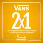2x1 en Vans en tiendas Promoda