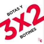 3x2 en botas y botines en Rojocanela