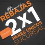 Últimas Rebajas Rojocanela: 2x1 en pares únicos