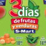 Ofertas S-Mart 3 días de frutas y verduras del 19 al 21 de enero