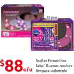 Saba lámpara unicornio GRATIS en empaques marcados