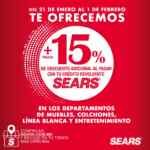 Sears Rebajas Wow 2021: 15% de descuento adicional al pagar con tarjeta Sears Sears Rebajas Wow 2021: 15% de descuento adicional al pagar con tarjeta Sears
