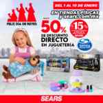 Venta Sears Día de Reyes 2021: Hasta 50% de descuento en juguetes, 3x2 en zapatos y ropa infantil y más