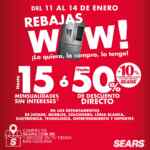 Sears Rebajas Wow 2021 de hasta 50% de descuento en electrónica y hogar Sears Rebajas Wow 2021 de hasta 50% de descuento en electrónica y hogar