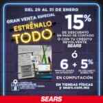 Venta Especial Sears Estrénalo Todo: hasta 60% de descuento + 15% adicional + 18 msi