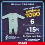 Venta Especial Sears Estrénalo Todo: hasta 60% de descuento + 15% adicional + 18 msi