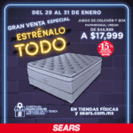 Venta Especial Sears Estrénalo Todo: hasta 60% de descuento + 15% adicional + 18 msi