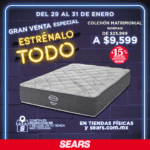 Venta Especial Sears Estrénalo Todo: hasta 60% de descuento + 15% adicional + 18 msi