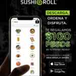 Sushi Roll App: $100 de descuento en tu primer pedido