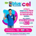 Nuevo plan Blue Telecomm Cel: SMS, llamadas y datos ilimitados por $200 al mes