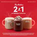 En Tim Hortons 2x1 en Chocolate Mexicano, Chocolate Original y en Vanilla Chai Latte