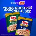3x2 en todos los pouches de Atún Tuny 3x2 en todos los pouches de Atún Tuny