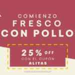 Código Jüsto de 25% de descuento en carne de pollo el sábado 16 de enero