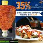 35% de descuento en El Tizoncito al pedir por Uber Eats hoy