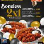 Promoción Hooters Año Nuevo 2021: 2x1 en boneless en delivery y pickup del 1 al 3 de enero