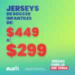 Promoción de fin de semana Martí: Jerseys de fútbol desde $299