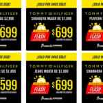 Super Venta Flash Promoda: Productos Puma desde $229 y Tommy Hilfiger desde $349