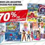 70% de descuento en todos los juguetes importados en Soriana