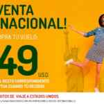 Venta internacional Viva Aerobus: Vuelos internacionales desde $49 dólares + impuestos