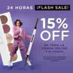 Venta Flash Bellísima: 15% de descuento en toda la tienda en línea