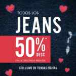 Segundo a mitad de precio en todos los jeans en C&A
