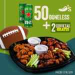 Promociones Chilis Super Bowl 2021: 2x1 en boneless y más