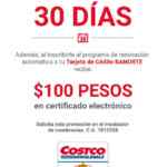 Promo Costco membresía Gratis por 30 días con tarjetas Banorte + $100 al renovar