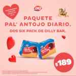 Cupón Dairy Queen San Valentín: 2 six packs de Dilly Bar por $189