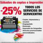 En Office Depot 25% de descuento en copias, impresiones y servicios de servicentro los sábados