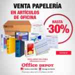 Venta de papelería Office Depot: hasta 30% de descuento en artículos de oficina