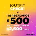 En dpstreet $500 de descuento en compras de $2,500 o más