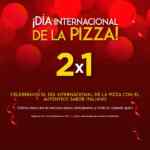 2x1 en pizzas en el Día Internacional de la Pizza de Italiannis
