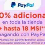 Promo Linio PayPal de 10% de descuento adicional + 18 msi