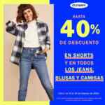Promoción Old Navy: Hasta 40% de descuento en shorts, jeans, blusas y camisas