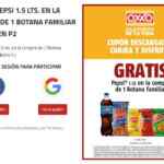 Cupón Oxxo: Pepsi de 1.5 litros GRATIS en la compra de botana familiar