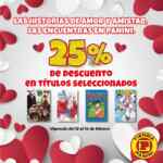 Promoción Panini San Valentín: 25% de descuento en títulos seleccionados