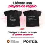 Promo de San Valentín Porrúa: playera Gratis en la compra de un libro Promo de San Valentín Porrúa: playera Gratis en la compra de un libro