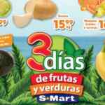 Ofertas S-Mart 3 días de frutas y verduras del 16 al 18 de febrero
