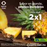 2x1 en piña miel en Sams Club