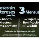 Promo Sam's Club de 18 meses sin intereses + 3 de bonificación del 5 al 8 de febrero 2021