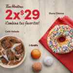 Promoción Tim Hortons: 2x$29 en café helado, Timbits o dona clásica