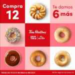 Promoción Tim Hortons fin de semana: Compra 12 donas y llévate 6 más Gratis