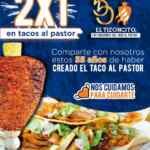 Promo El Tizoncito Aniversario 2021: 2x1 en tacos al pastor y más