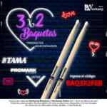 3x2 en baquetas en Veerkamp