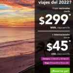 Promo Volaris de vuelos desde $299 pesos para viajar en 2022