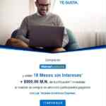 Promo Walmart American Express de $500 de bonificación + 18 msi