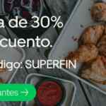 Código Uber Eats de 30% de descuento en pedidos de $200