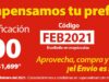 Código Walmart Super de $200 de descuento en compras de $1,699 o más